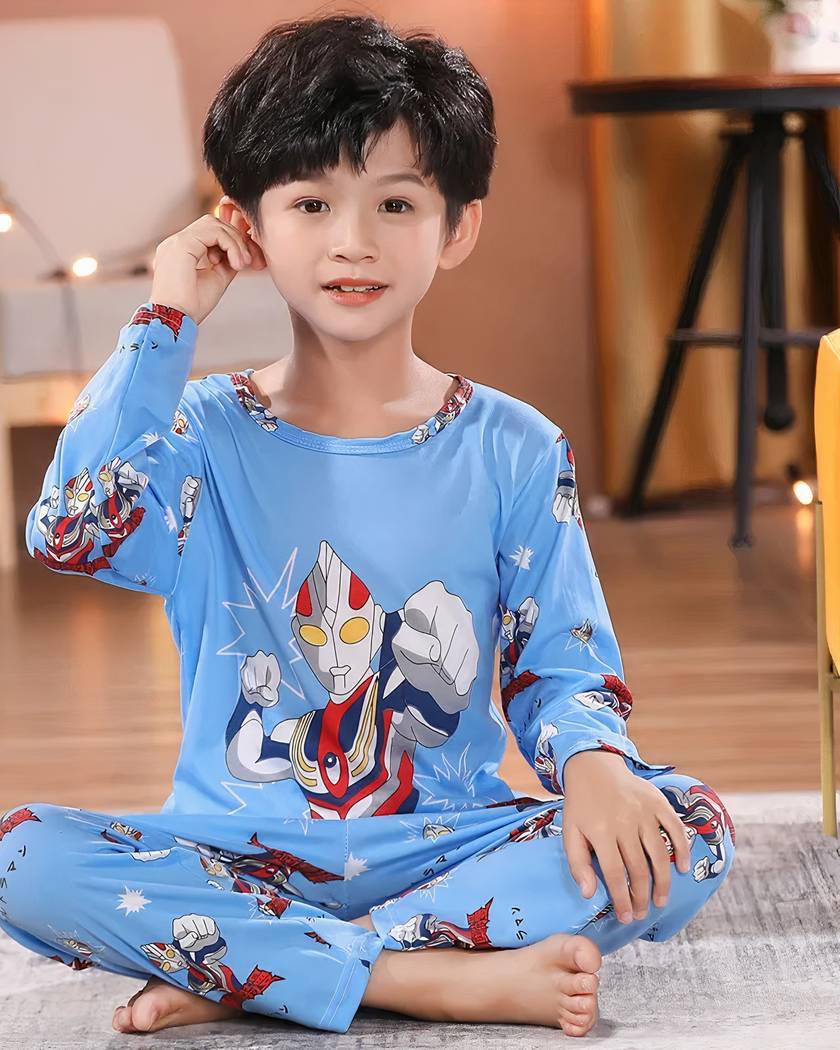 Pyjama Garçon Super-Héros 2 Pièces Manches Longues
