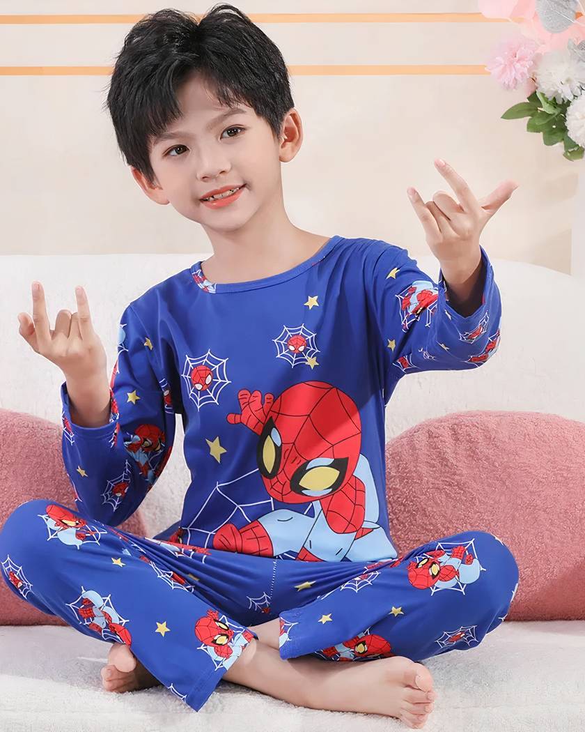 Pyjama Garçon Super-Héros 2 Pièces Manches Longues