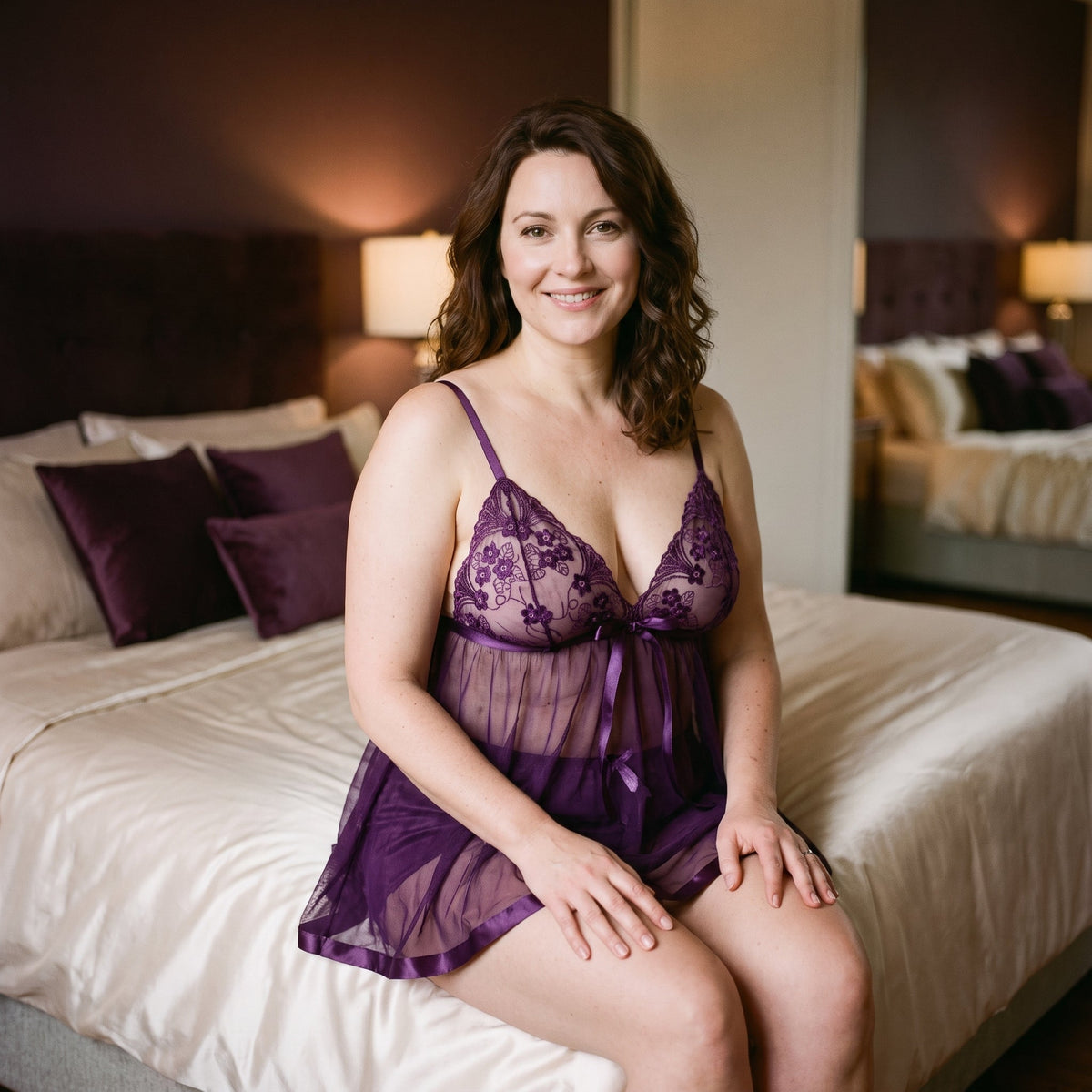 Detail produit nuisette-violette-brodee-grande-a-taille-a-string
