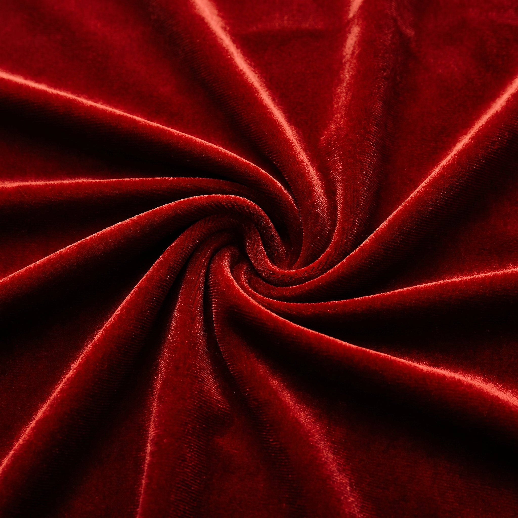 Le velours rouge et son jeu de lumière selon le sens du poil Image
