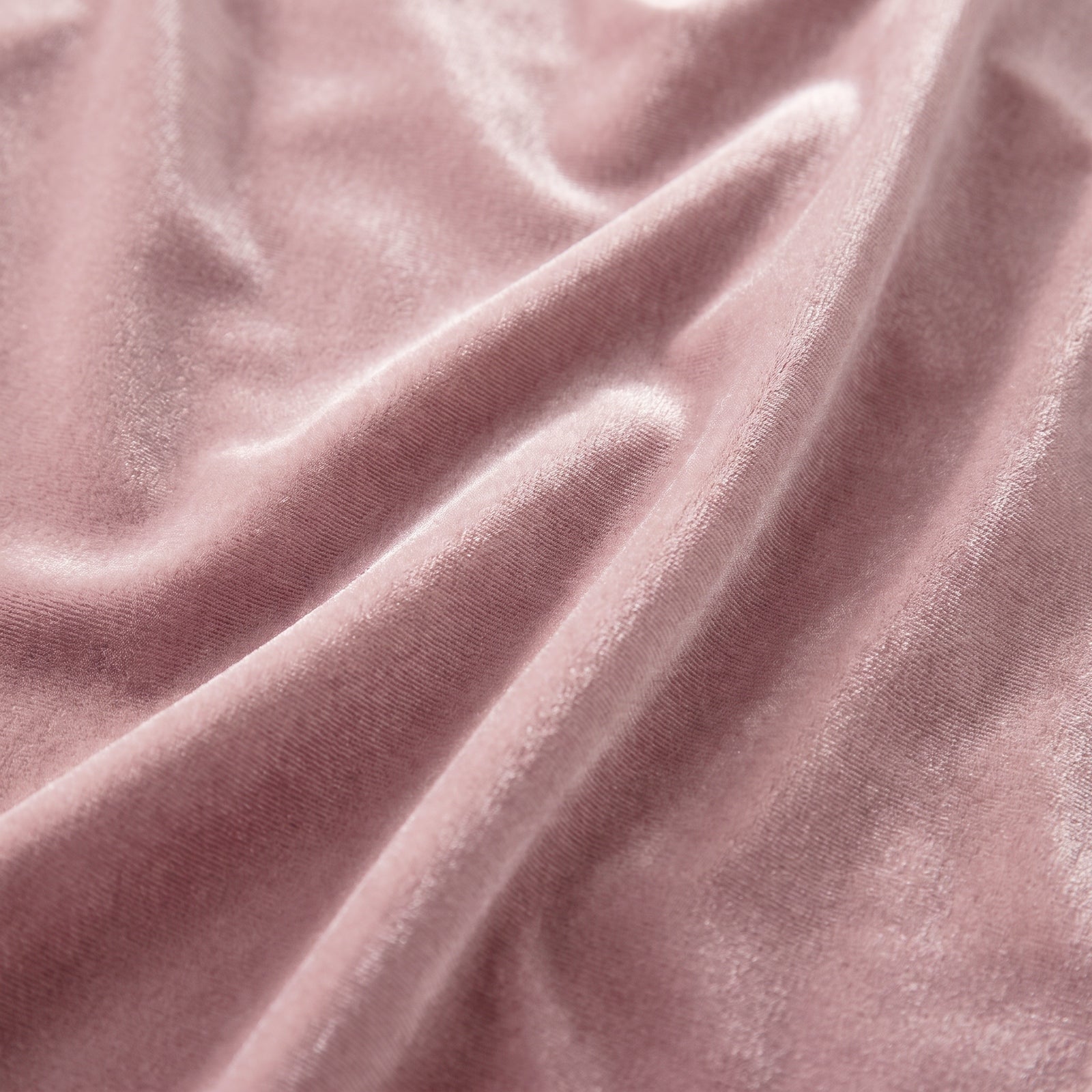 Le velours vieux rose et ses plis, vus de près Image
