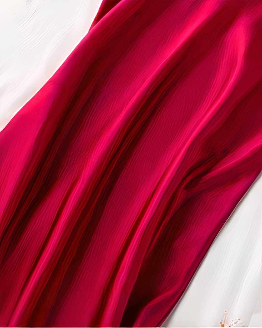 Nuisette Slip en Satin Rouge