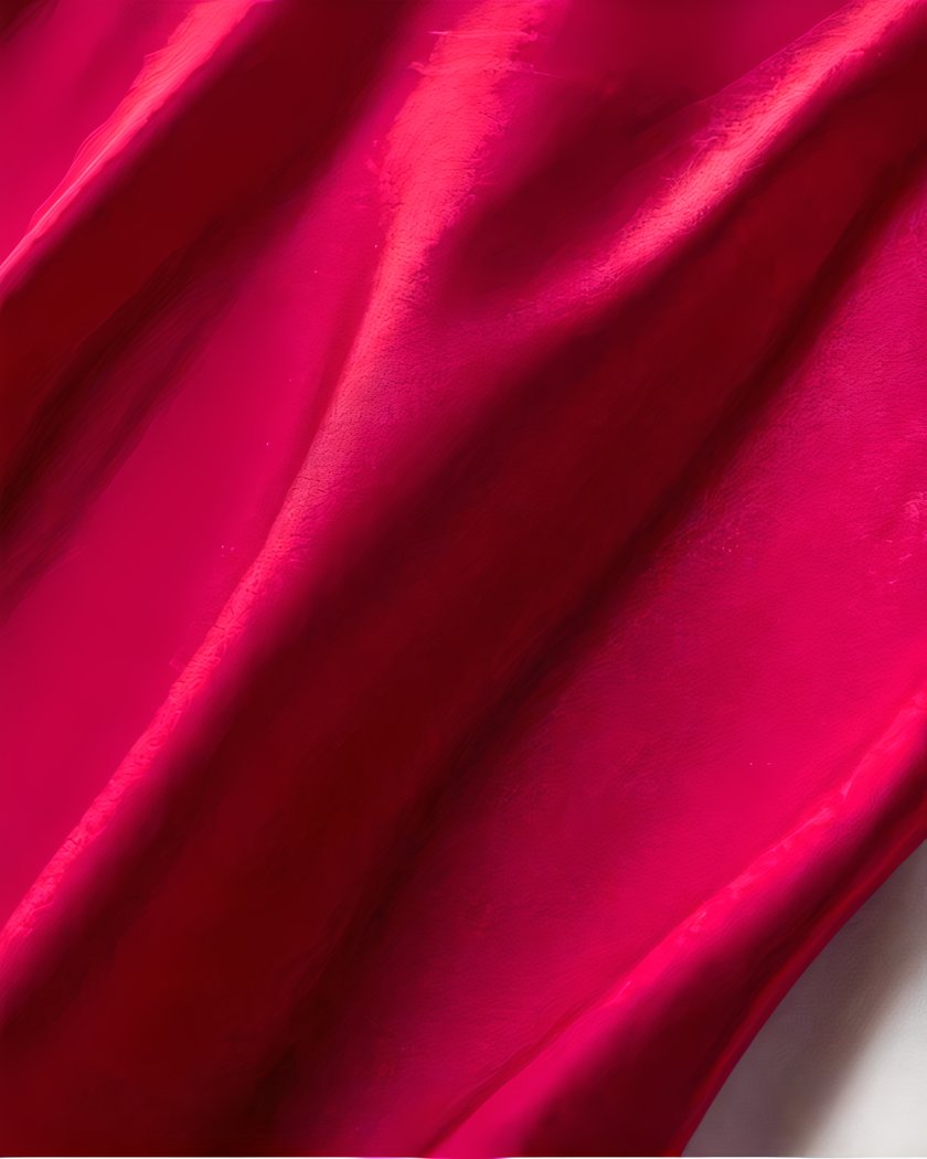 Nuisette Slip en Satin Rouge