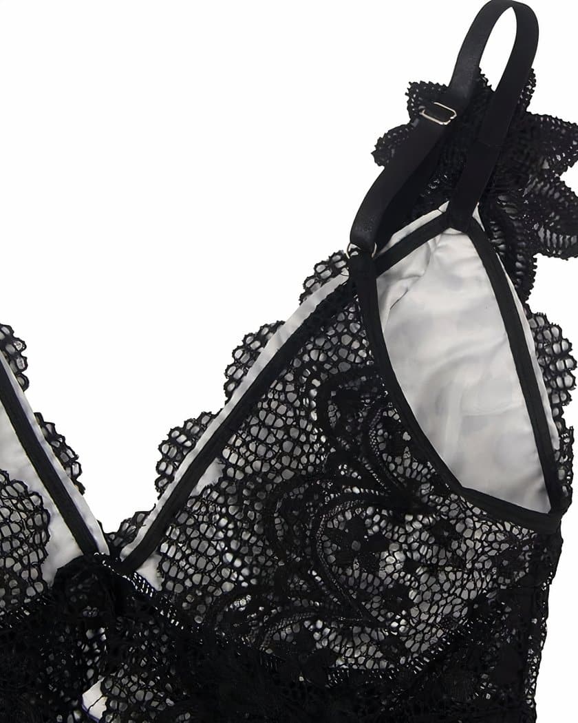 Nuisette Babydoll en Satin Imprimé Léopard