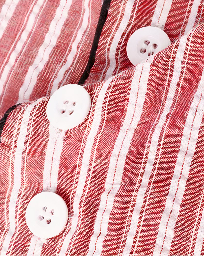 Chemise de nuit homme rayée en coton