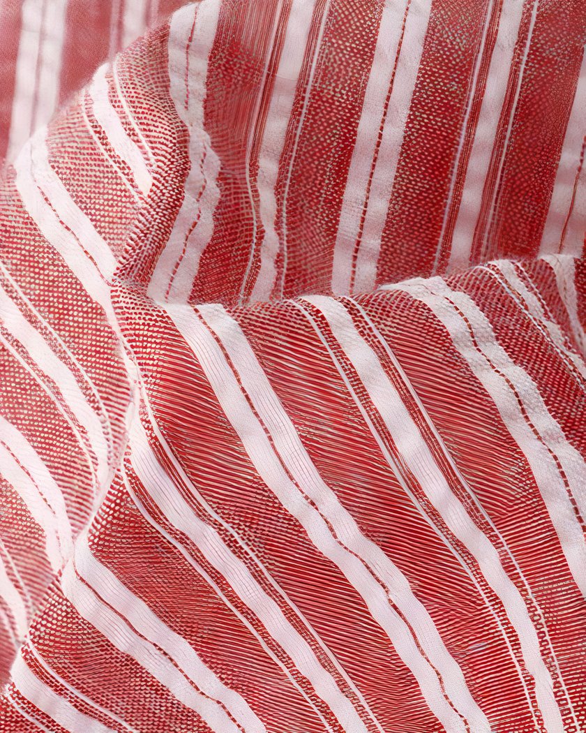Chemise de nuit homme rayée en coton