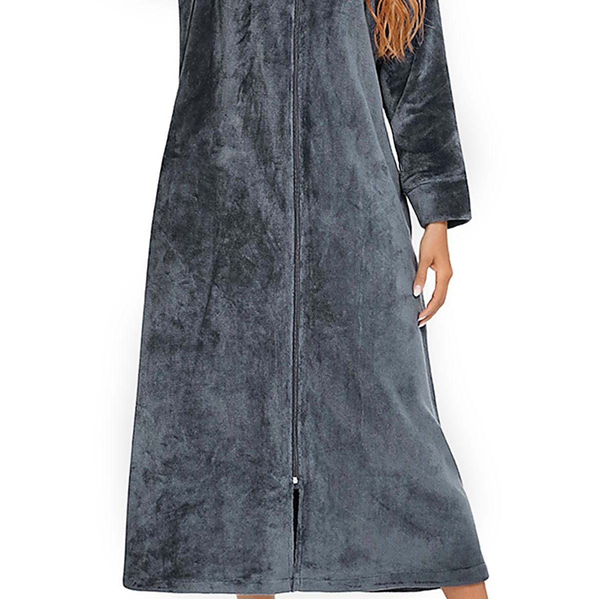 Peignoir de maternité gris pour un cocon élégant