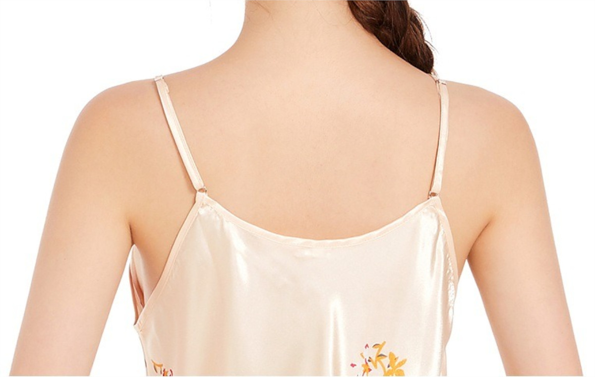 Nuisette Eldys Imprimé Violet - Taille S (FR36) - Microfibre Ajustée
