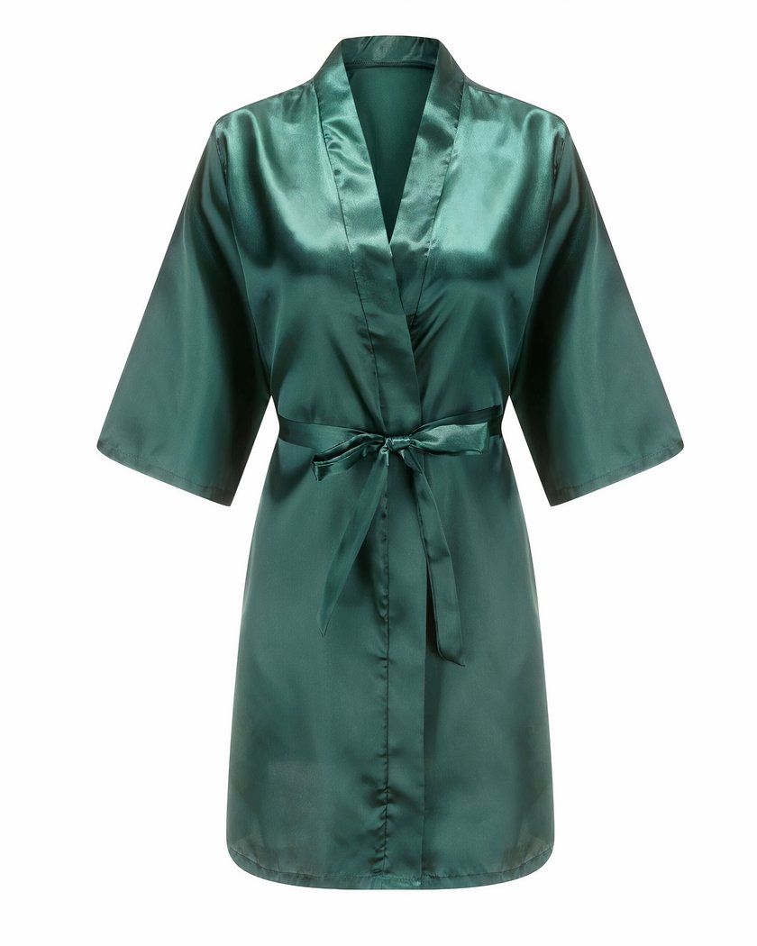 Peignoir Bride Satin?� ?� Personnaliser - Mille et une Nuisette