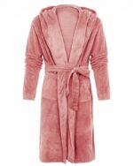 Robe de Chambre Capuche Douce et Longue