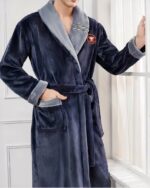 Robe de Chambre Homme Chaude et Épaisse pour l'Hiver