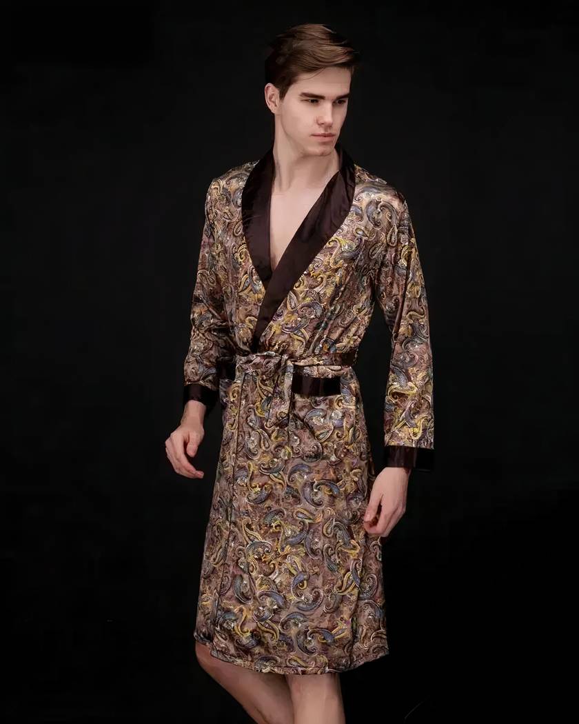 Robe De Chambre Homme Coton Léger | Kimono Femme